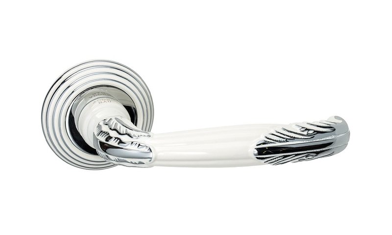 Дверная ручка ADDEN BAU FLAMINGO V204 ENAMEL / CHROME