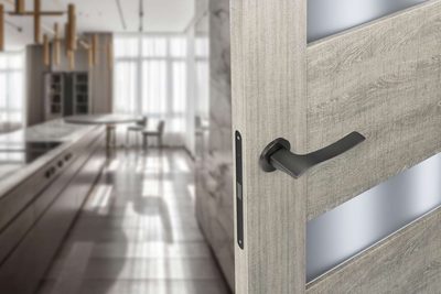 Дверная ручка ADDEN BAU LYRE S-489 GRAPHITE, фото 4