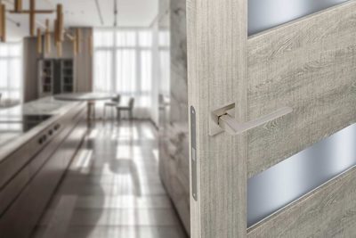 Дверная ручка ADDEN BAU GRACE S-549 NICKEL, фото 4