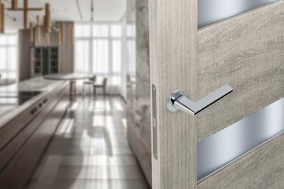 Дверная ручка ADDEN BAU RIVER S-486 CHROME / BLACK, фото 4