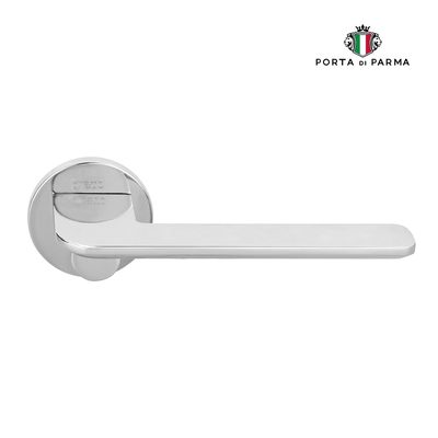 Дверная ручка на розетке PORTA DI PARMA Slim 103.01, полированный хром, фото 1