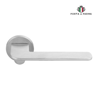 Дверная ручка на розетке PORTA DI PARMA Slim 103.02, матовый хром, фото 2