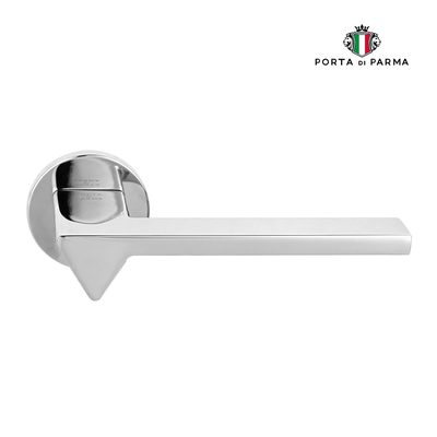 Дверная ручка на розетке PORTA DI PARMA Ama 104.01, полированный хром, фото 1