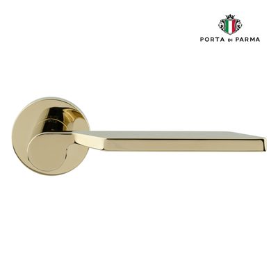 Дверная ручка на розетке PORTA DI PARMA Levante 119.06, pvd полированное золото, фото 2