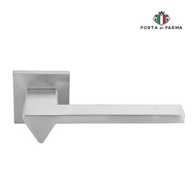 Дверная ручка на розетке PORTA DI PARMA Ama 204.02, матовый хром, фото 1