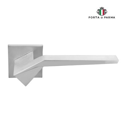 Дверная ручка на розетке PORTA DI PARMA Origami 205.02, матовый хром, фото 1
