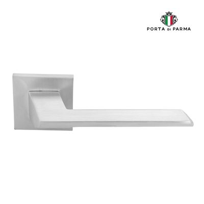Дверная ручка на розетке PORTA DI PARMA Italia 206.02, матовый хром, фото 2