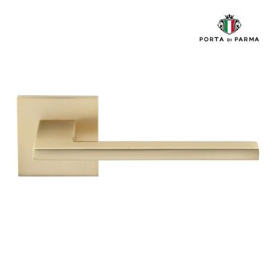 Дверная ручка на розетке PORTA DI PARMA Electra 220.07, матовое золото, фото 1
