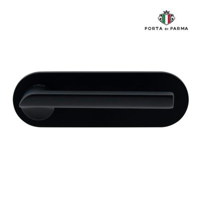 Дверная ручка на планке PORTA DI PARMA Punto 502.03, чёрный