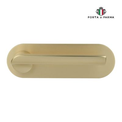 Дверная ручка на планке PORTA DI PARMA Punto 502.07, матовое золото, фото 1