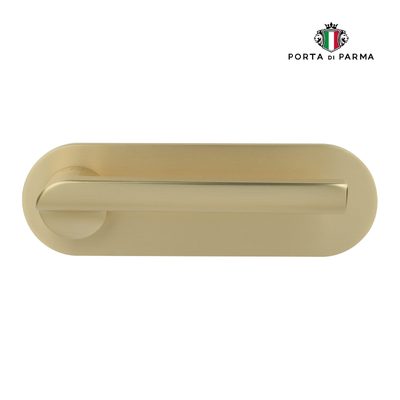 Дверная ручка на планке PORTA DI PARMA Punto 502.07, матовое золото, фото 2