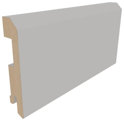 Плинтус плоский Эмаль ПП 75×16×2070 серый