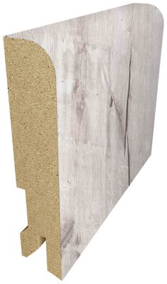 Плинтус напольный МДФ 80×16×2440 Арктик