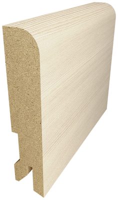 Плинтус напольный МДФ 80×16×2440 Эшвайт