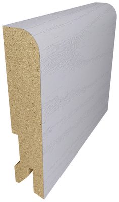 Плинтус напольный МДФ 80×16×2440 Серый шелк
