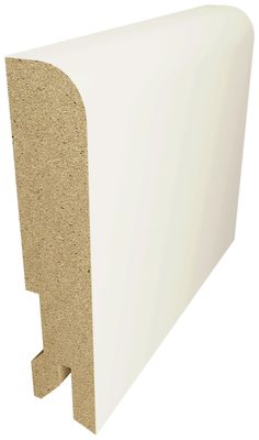 Плинтус напольный МДФ 80×16×2440 Слоновая кость
