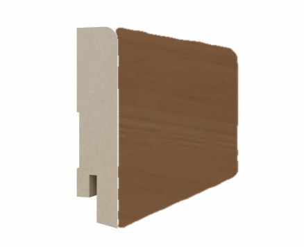 Плинтус 70×16×2070 экошпон Орех NL