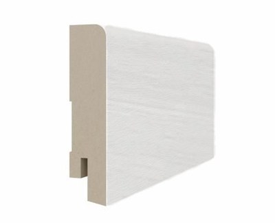 Плинтус 70×16×2070 экошпон Ясень серебристый