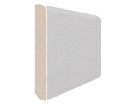 Плинтус 75×10×2070 экошпон Пепельный