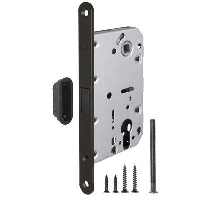 Корпус врезного замка MAGNM85C-50 (M85C-50) BL черный, фото 1