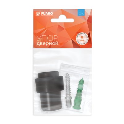 Упор дверной напольный STOPPER/14 (DS-14) BL-24 черный, фото 2