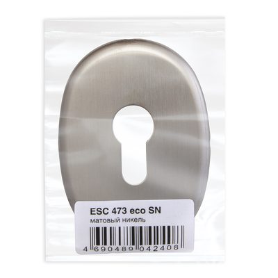 Накладка на цилиндр ESC.C.ECO/OV.473 (ESC 473) SN мат.никель, фото 2