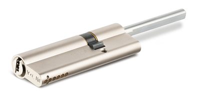 Цилиндровый механизм под вертушку (дл.шток) 164 SX/71 (35+10+26) mm никель 5 кл., фото 2