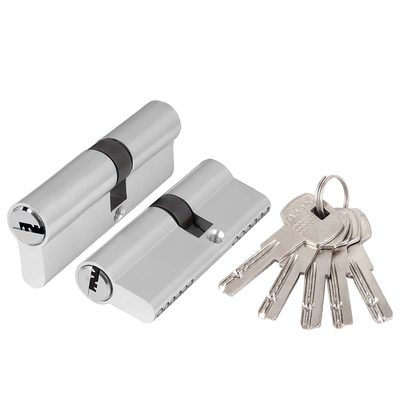Цилиндровый механизм (AZ200/60) AZ2000Key60 (25+10+25) CP хром, фото 1