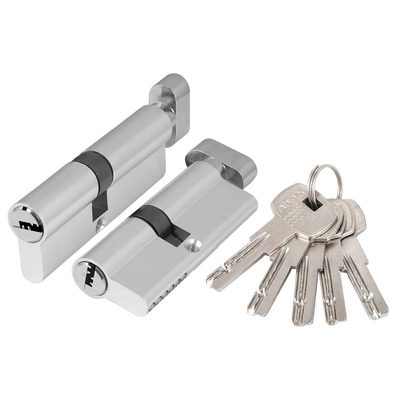 Цилиндровый механизм (AZ202/80) AZ2002Knob80 (30+10+40) CP хром, фото 1