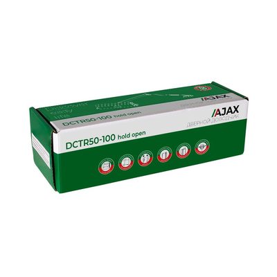 Доводчик дверной DCTR50-100 (TDR-100) 50-100кг AL алюминий, фото 2