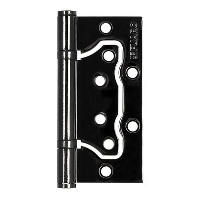 Петля универсальная без врезки IN4500W-BL BN (500-2BB/BL 100x2,5) черный глянец БЛИСТЕР, фото 1