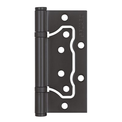 Петля универсальная без врезки IN4500W-BL GR (500-2BB/BL 100x2,5) графит БЛИСТЕР, фото 1