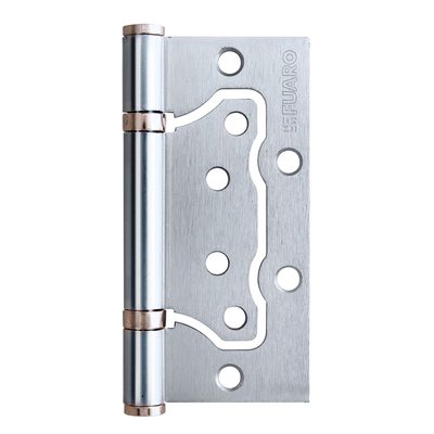 Петля универсальная без врезки IN4500W-BL SSC (500-2BB/BL 100x2,5) сатинированный хром БЛИСТЕР, фото 1