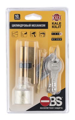 Цилиндровый механизм с вертушкой 164 OBS SCE/70 (30+10+30) mm латунь 5 кл. new, фото 1