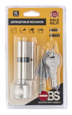 Цилиндровый механизм с вертушкой 164 OBS SCE/70 (30+10+30) mm никель 5 кл. new, фото 1