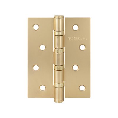 Петля универсальная IN4400U SSG (4BB 100x75x2,5) сатинированное золото, фото 1