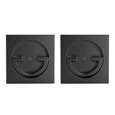Ручка поворотная для раздвижных дверей SH.QUADRO55.BK8x2 BL-26 черный, фото 1