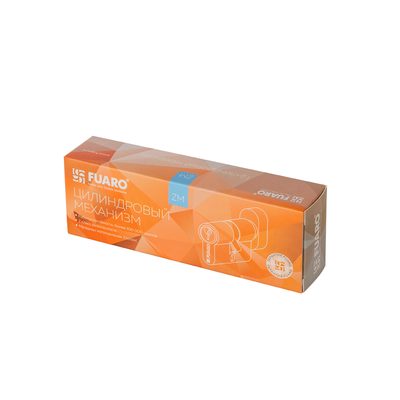 Цилиндровый механизм 1000ZM Knob60(25+10+25) SSG сатинированное золото 5Key с вертушкой, фото 2