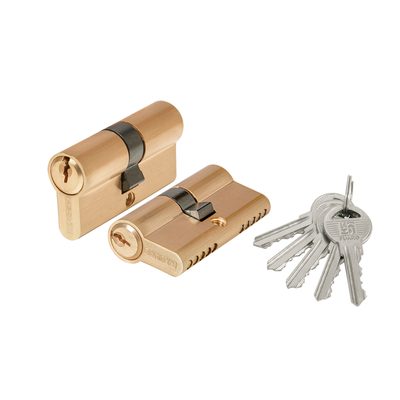 Цилиндровый механизм 1000ZA Key60(25+10+25) SSG сатинированное золото 5Key, фото 1