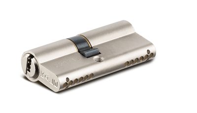 Цилиндровый механизм 164 SN/80 (35+10+35) mm никель 5 кл., фото 2