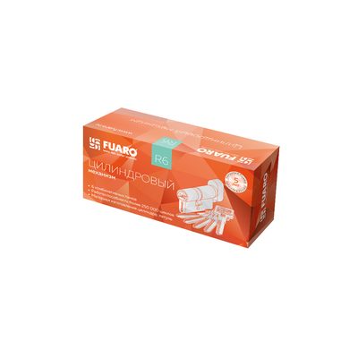 Цилиндровый механизм (R602/90) R6002Knob90(40+10+40) CP хром 5Key с вертушкой, фото 2