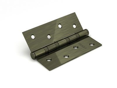 Петля универсальная IN4400U-BL AB (4BB/BL 100x75x2,5) бронза БЛИСТЕР, фото 1