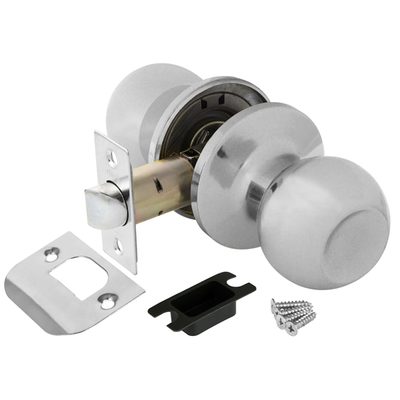 Ручка защелка DK672 CP-PS (6072 CP-P) (без фик.) хром, фото 1