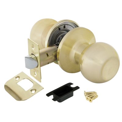 Ручка защелка DK672 SB-PS (6072 SB-P) (без фик.) мат. золото, фото 1