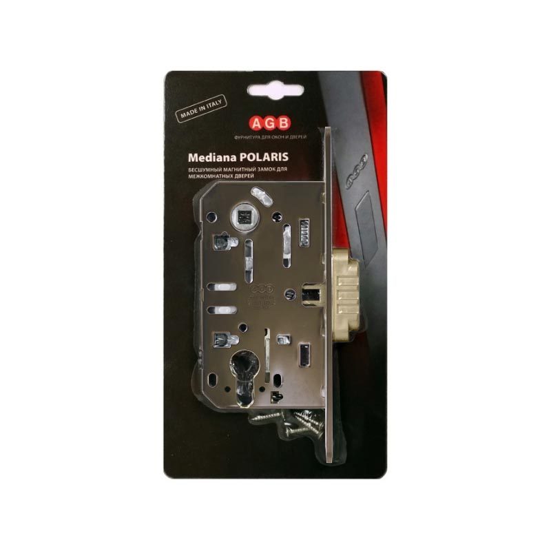 Корпус замка магнит. под цил. MEDIANA POLARIS B06103.50.12.567 с отв. планк B02402.05