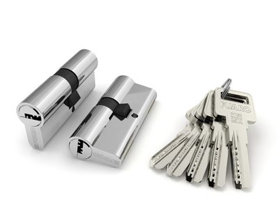 Цилиндровый механизм (R600/70) R6000Key70(30+10+30) CP хром 5Key, фото 1