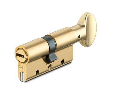 Цилиндровый механизм с вертушкой 164 DBM-E/70 (30+10+30) mm латунь 5 кл., фото 1
