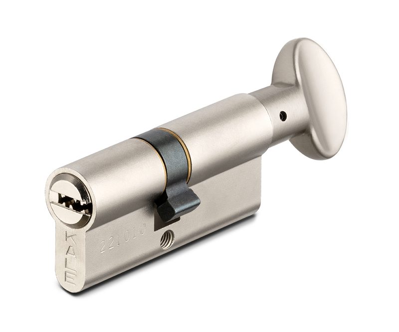 Цилиндровый механизм с вертушкой 164 SM/70 (30+10+30) mm никель 5 кл.