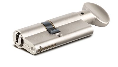 Цилиндровый механизм с вертушкой 164 SM/90 (40+10+40) mm никель 5 кл., фото 2