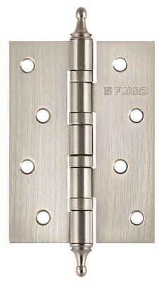 Петля универсальная IN4400UA-BL SN (4BB/A/BL 100x75x2,5) мат. никель БЛИСТЕР, фото 1